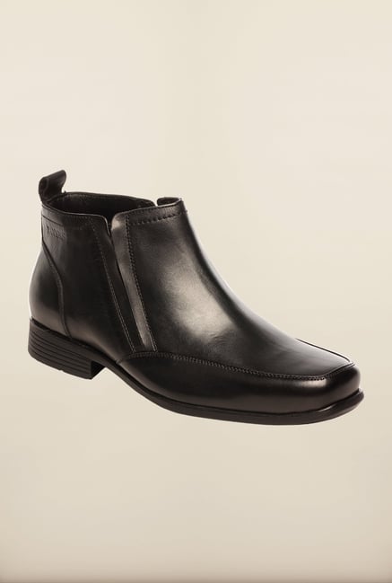Pavers England Black Biker Boots Pavers England Black Biker Boots