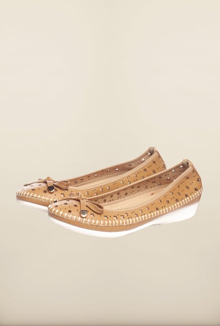 Pavers England Beige Ballerinas Pavers England Beige Ballerinas