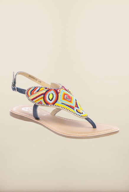 Pavers England Multicolor Ethnic Sandals Pavers England Multicolor Ethnic Sandals