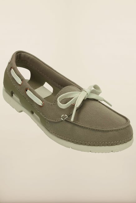 Crocs Beach Line Hybrid Khaki & Stucco Shoes Crocs Beach Line Hybrid Khaki & Stucco Shoes