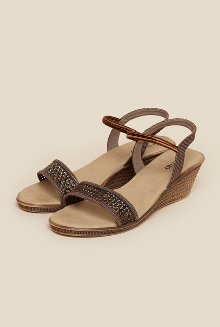 Metro Brown Open Toe Sandals Metro Brown Open Toe Sandals