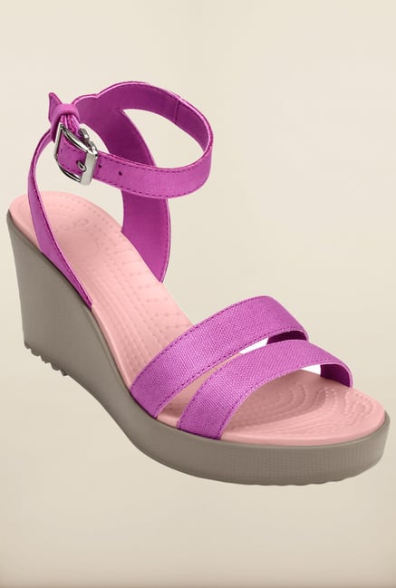 Crocs Leigh Purple Sandals Crocs Leigh Purple Sandals