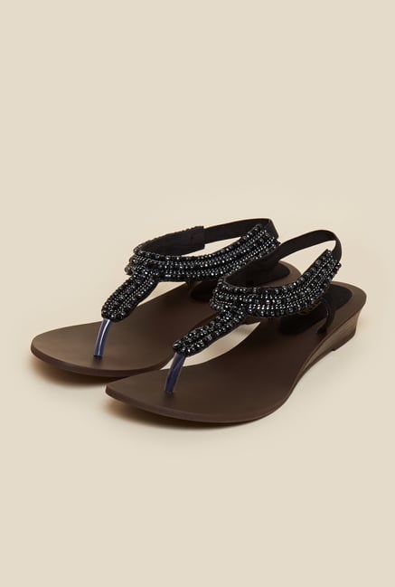 Metro Black Bead Sandals Metro Black Bead Sandals
