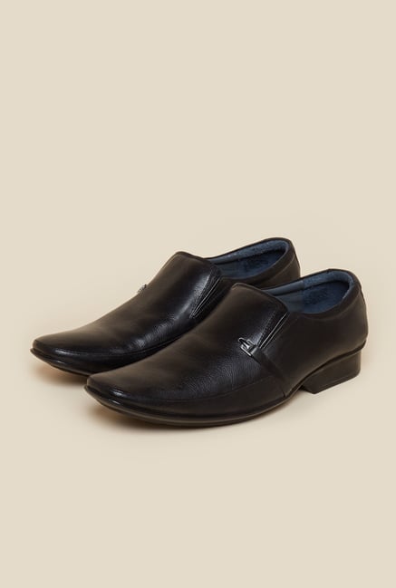 Metro Black Formal Slip-On Moccasin Metro Black Formal Slip-On Moccasin