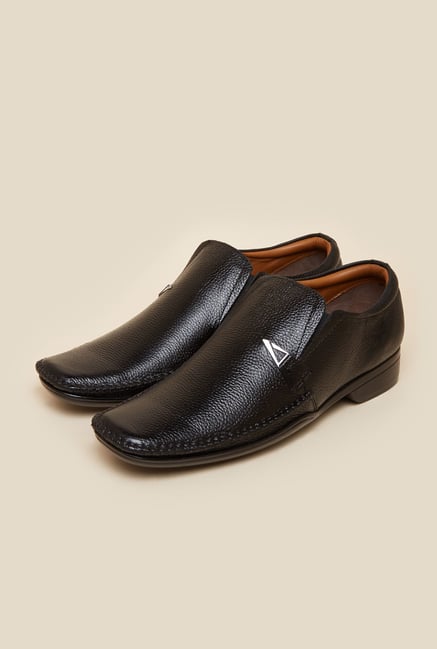 Metro Black Formal Slip-Ons Metro Black Formal Slip-Ons