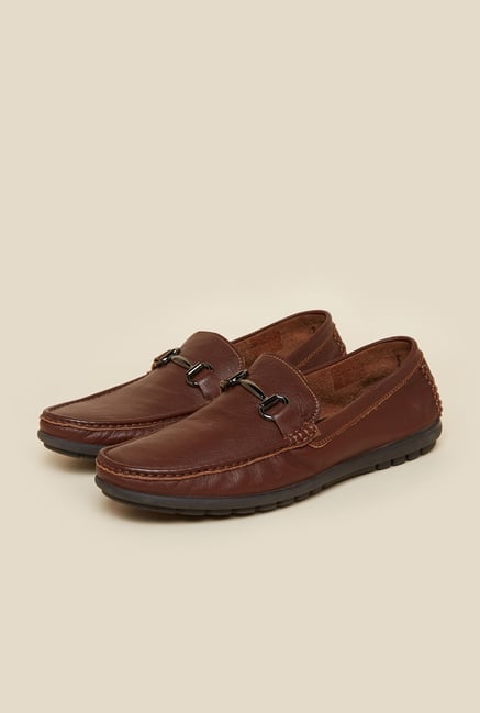 Da Vinchi by Metro Leather Brown Moccasin Da Vinchi by Metro Leather Brown Moccasin