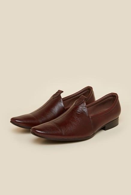 Metro Maroon Leather Shoes Metro Maroon Leather Shoes