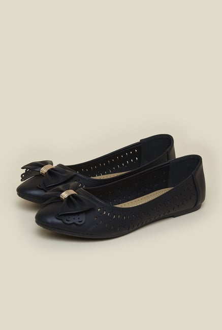 Metro Black Slip-On Ballerinas Metro Black Slip-On Ballerinas