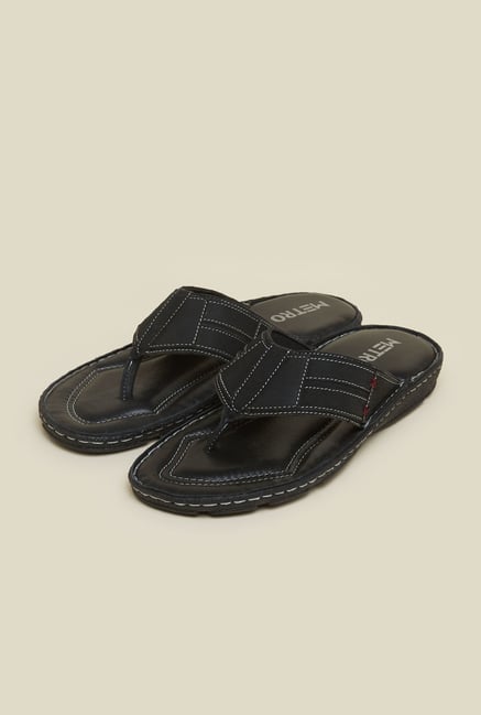 Metro Black Thong Sandals Metro Black Thong Sandals