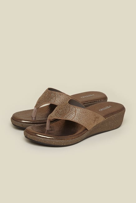 Metro Gold Wedge Sandals Metro Gold Wedge Sandals