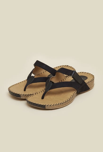 Metro Black Suede Velcro Sandals Metro Black Suede Velcro Sandals