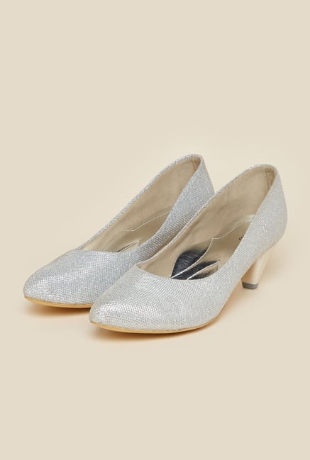 Metro Silver Slip-On Pumps Metro Silver Slip-On Pumps