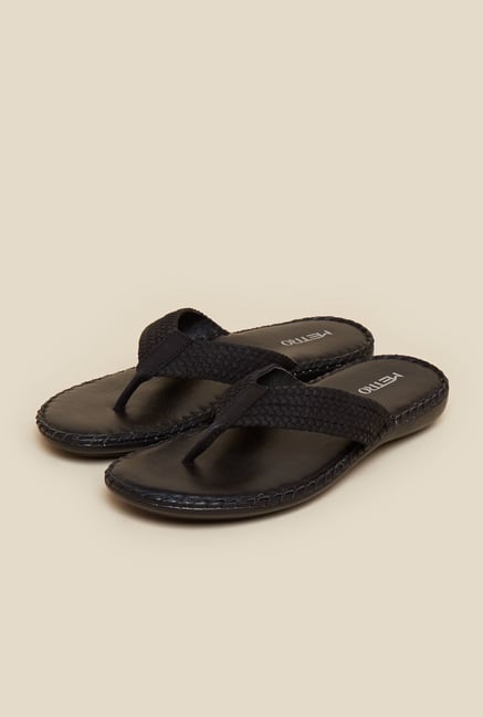 Metro Black Leather Slip-Ons Metro Black Leather Slip-Ons