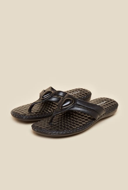 Metro Black Acupressure Sandals Metro Black Acupressure Sandals