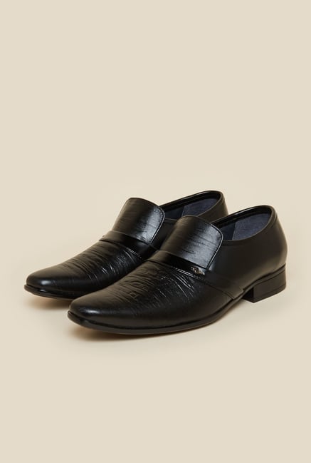 Metro Black Leather Loafers Metro Black Leather Loafers