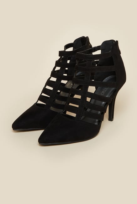 Metro Black Caged Heel Sandals Metro Black Caged Heel Sandals