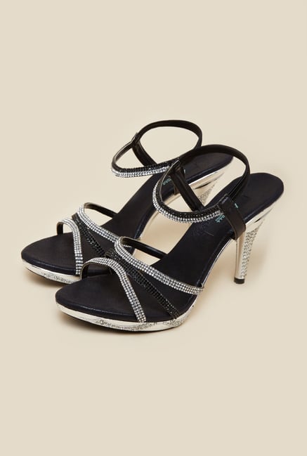 Metro Black Criss-cross Stiletto Sandals Metro Black Criss-cross Stiletto Sandals