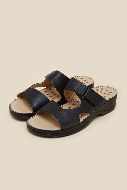 Metro Black Acupressure Sandals Metro Black Acupressure Sandals