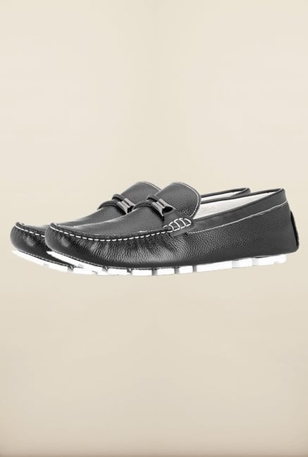 Tresmode Savring Black Loafers Tresmode Savring Black Loafers