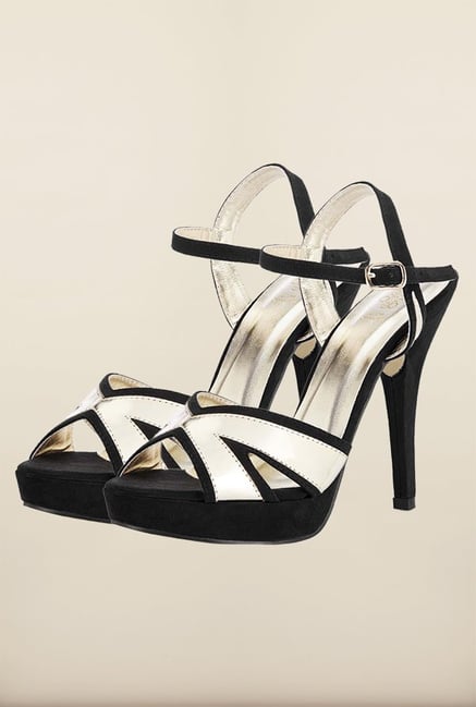 Tresmode Cestrap Gold Stilettos Tresmode Cestrap Gold Stilettos