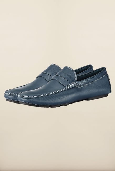 Tresmode Navy Smocmilled Navy Loafers Tresmode Navy Smocmilled Navy Loafers