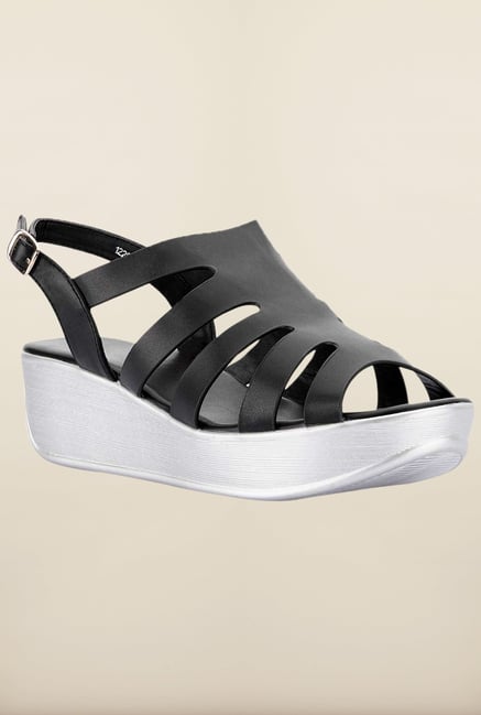 Tresmode Sofash Black Wedges Tresmode Sofash Black Wedges