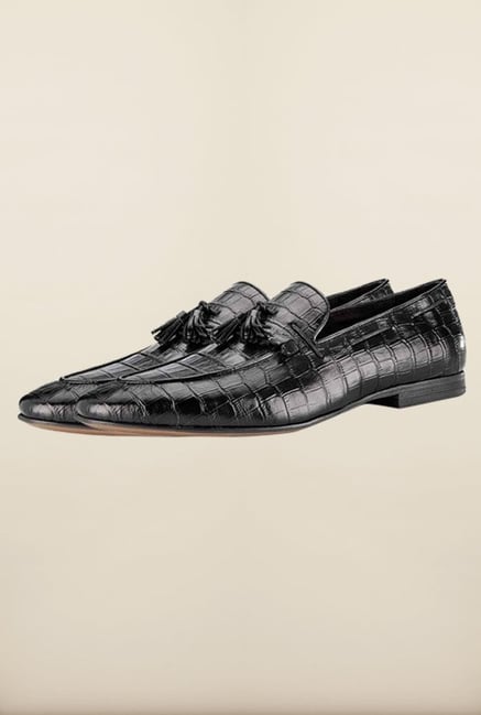 Tresmode Beprint Black Moccasins Tresmode Beprint Black Moccasins