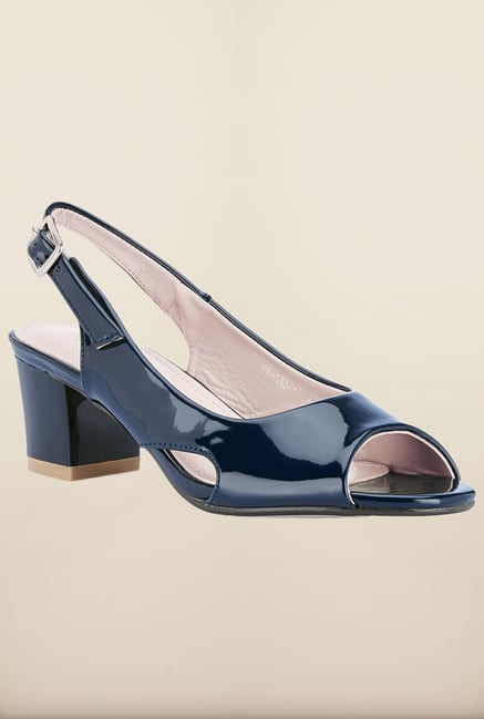 Tresmode ReBack Strap Navy Back Strap Sandals Tresmode ReBack Strap Navy Back Strap Sandals