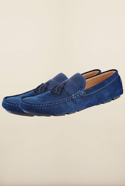 Tresmode Jsuede Blue Loafers Tresmode Jsuede Blue Loafers