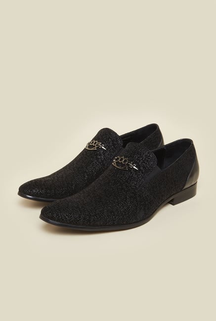 Da Vinchi by Metro Black Leather Shoes Da Vinchi by Metro Black Leather Shoes