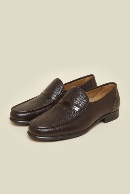 Da Vinchi by Metro Brown Leather Loafers Da Vinchi by Metro Brown Leather Loafers