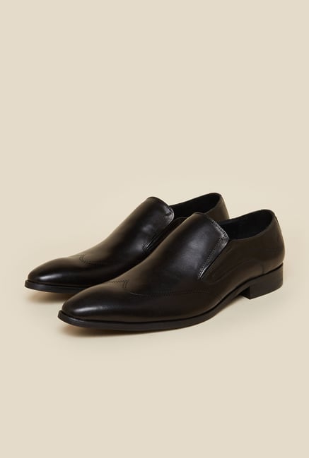 Da Vinchi by Metro Black Brogue Shoes Da Vinchi by Metro Black Brogue Shoes