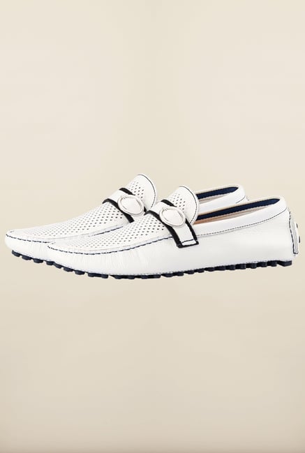 Tresmode Joden White Loafers Tresmode Joden White Loafers