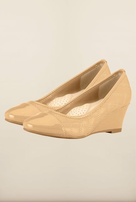 Tresmode Ctent Beige Wedges Tresmode Ctent Beige Wedges