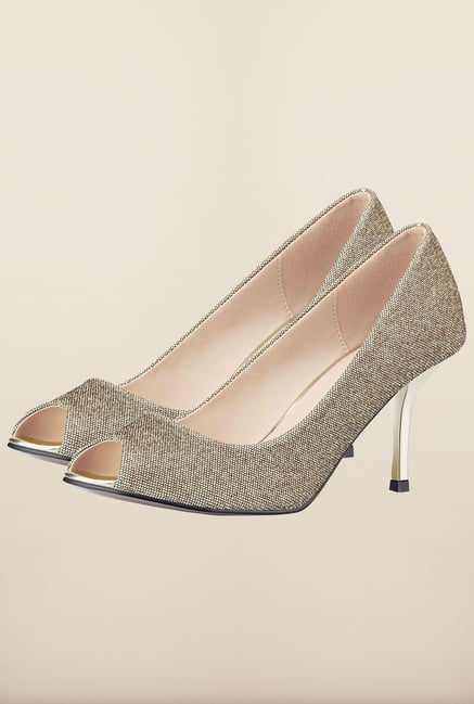 Tresmode Howglit Gold Stilettos Tresmode Howglit Gold Stilettos
