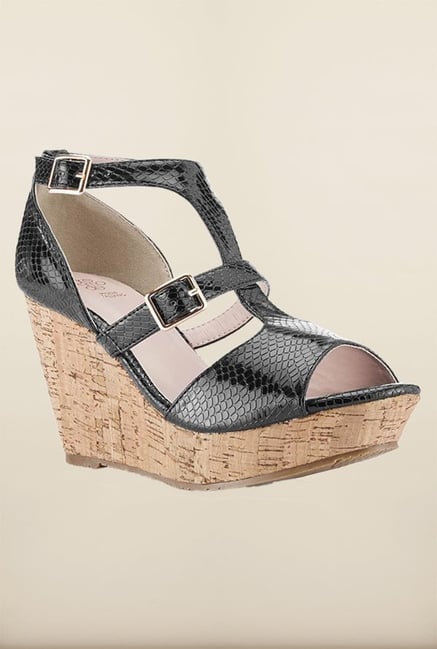 Tresmode Charmglad Black Wedges Tresmode Charmglad Black Wedges