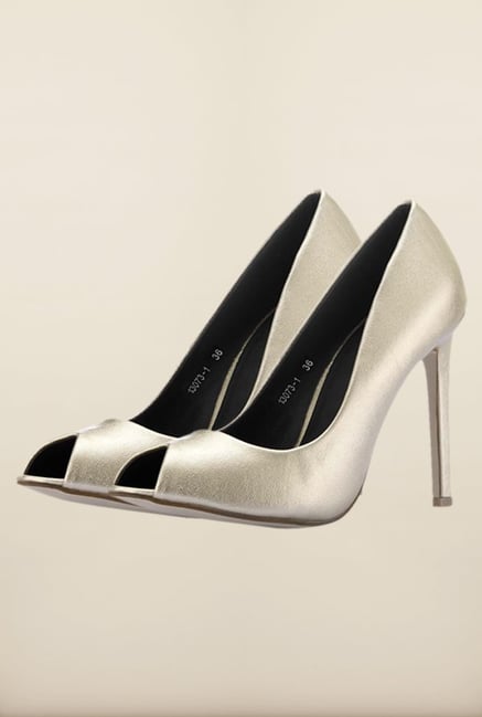 Tresmode Soglam Gold Stilettos Tresmode Soglam Gold Stilettos