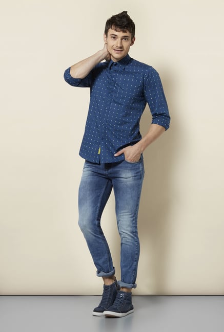 Integriti Blue Lightly Washed Jeans Integriti Blue Lightly Washed Jeans