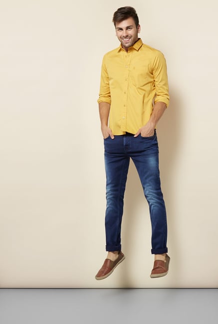 Integriti Blue Solid Jeans Integriti Blue Solid Jeans
