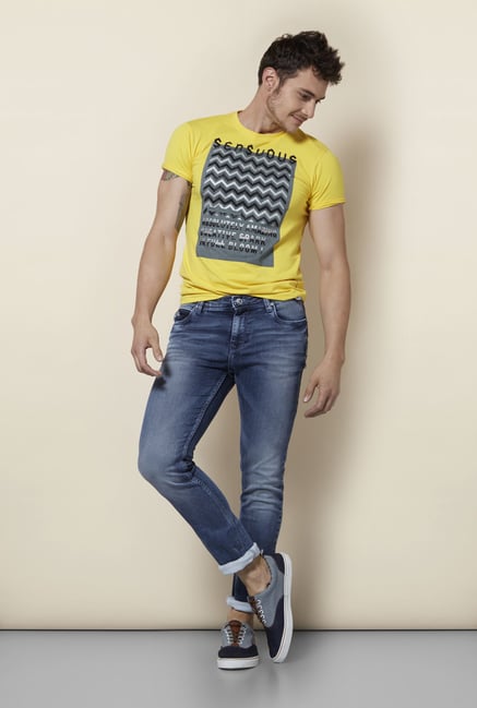 Integriti Blue Lightly Washed Jeans Integriti Blue Lightly Washed Jeans
