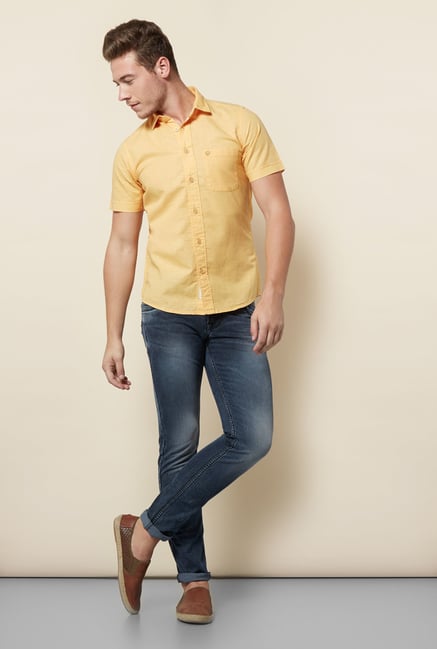 Integriti Blue Heavily Washed Jeans Integriti Blue Heavily Washed Jeans