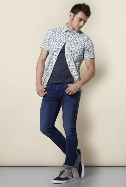 Integriti Blue Solid Jeans Integriti Blue Solid Jeans