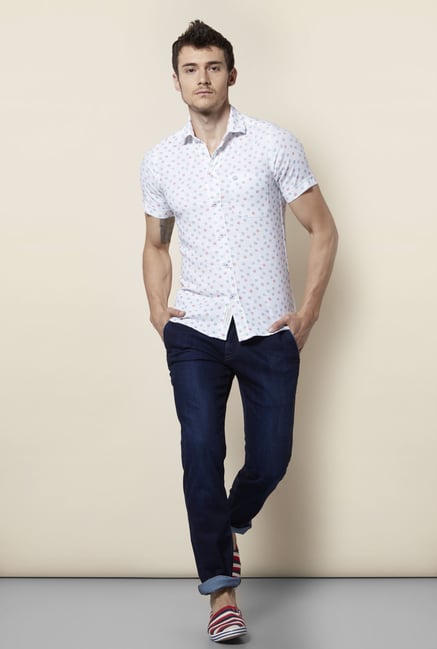 Integriti Navy Solid Skinny Fit Jeans Integriti Navy Solid Skinny Fit Jeans