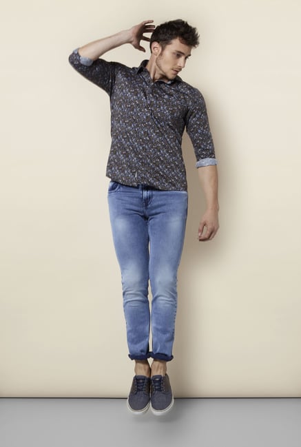 Integriti Blue Solid Jeans Integriti Blue Solid Jeans