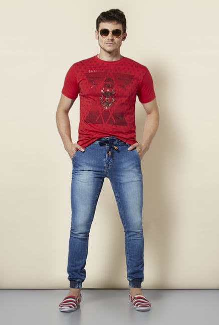 Integriti Blue Solid Jeans Integriti Blue Solid Jeans