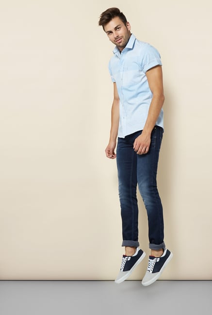 Integriti Blue Lightly Washed Jeans Integriti Blue Lightly Washed Jeans