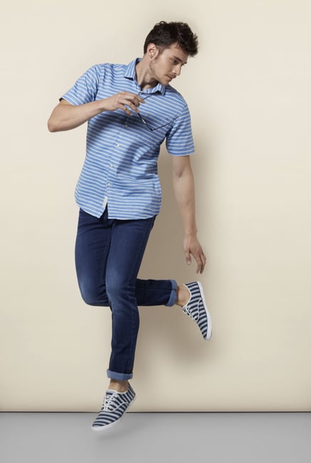 Integriti Blue Striped Shirt Integriti Blue Striped Shirt