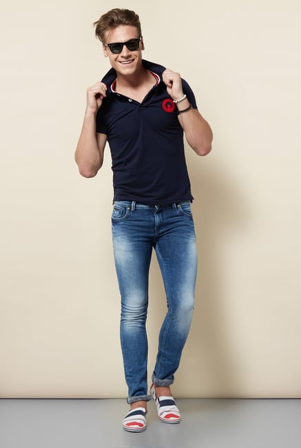 Integriti Navy Solid T Shirt Integriti Navy Solid T Shirt