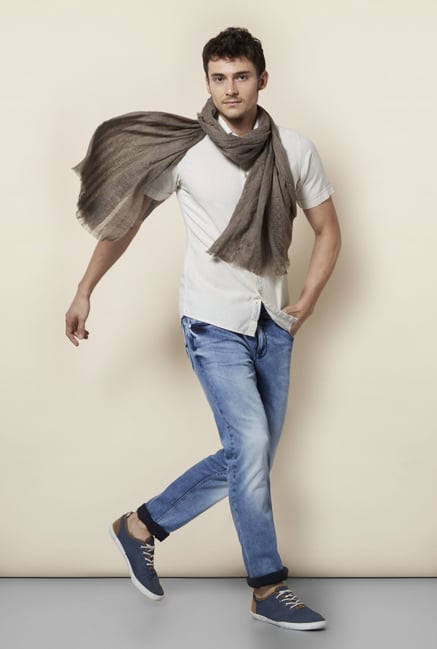Integriti Cream Solid Shirt Integriti Cream Solid Shirt