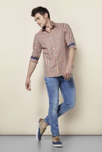 Integriti Red & Navy Checks Shirt Integriti Red & Navy Checks Shirt
